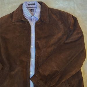 Suede Genuine Leather Jacket